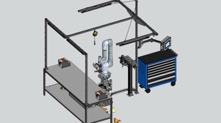 Custom robotic assembly development with advanced design services