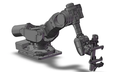 Order 2D drawings and technical documentation for custom 5-DOF robotic arm mechanical design