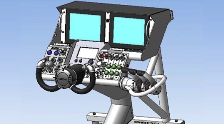 Custom joystick development for aircraft control design services.