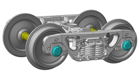 Custom railway bogie development and design service for freight trains