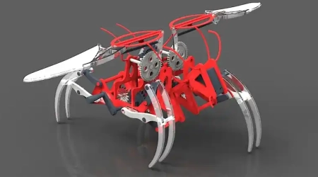 Flapping Wing Mechanism 3D Design Precision