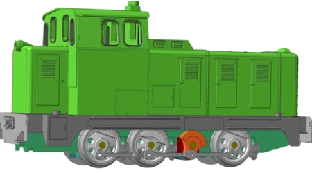 Innovative heavy-duty locomotive design service for custom projects