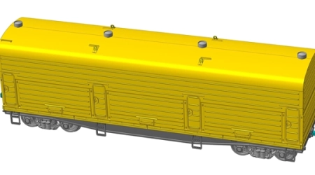 High-precision 3D design service for custom railway car development