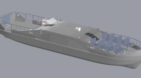 River Boat Hull Design Services with 2D and 3D Creation