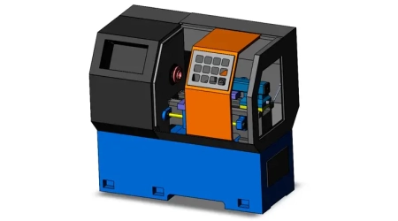 Detailed cost estimate for a custom small CNC lathe machine tool design project from engineering consultants.
