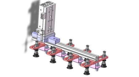 Capacity design robot with suction cups and CAD robot design from expert robotics design companies