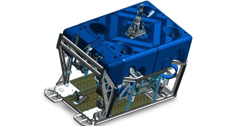 Aquatic robots design squad working on custom CAD design and drawings