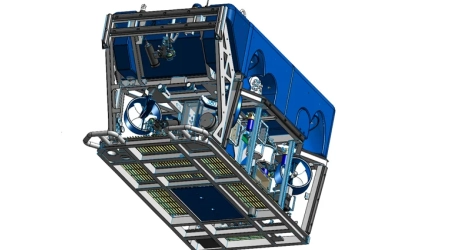 Coral reef robot design prototype with low design cost and CAD models