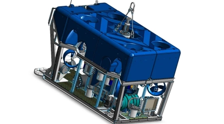 Engineers design and construction of an underwater robot with CAD tools