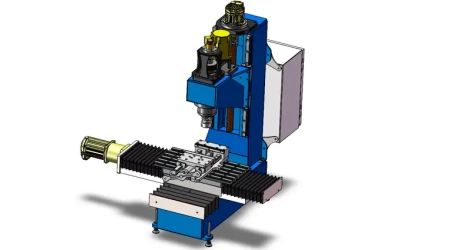 Our engineering design companies specialize in the custom design of gearbox for milling machine applications.