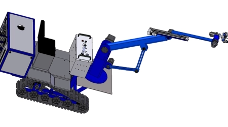 Design integration and field evaluation of a robotic apple harvester in action