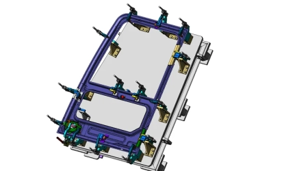 Example page from engineering design documentation package.