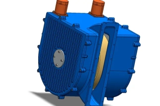 custom 2_speed gearbox design with 3d drawings and technical documentation.