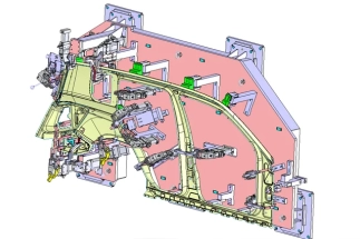 Image of annotated 2D engineering drawings for welding assembly, showing dimensions, tolerances, and notes