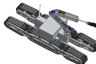 2D robot drawings with technical documentation for production