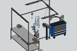 Custom robotic assembly development with advanced design services
