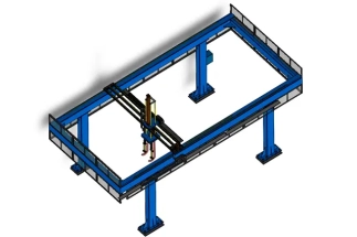 Crop robot design with 3D drawings, 2D plans, and technical documentation for agricultural automation