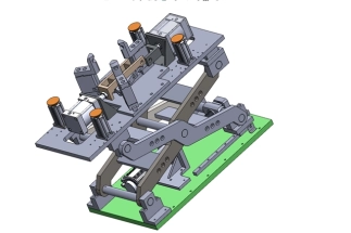 Robotic lifting mechanism design with 3D drawings, 2D drawings, and technical documentation