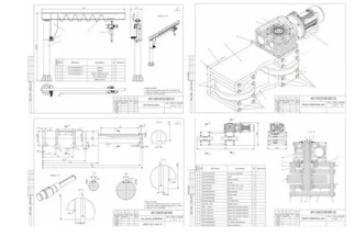 Engineering a custom crane beam through precise design and development.