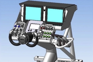 Custom joystick development for aircraft control design services.