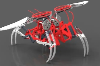 Flapping Wing Mechanism 3D Design Precision