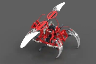 Advanced Flapping Wing Mechanism Drafting