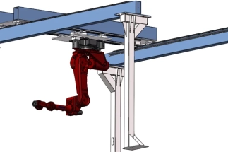 Linear robot mechanical design with robot drawing design, design cost, and engineering documentation