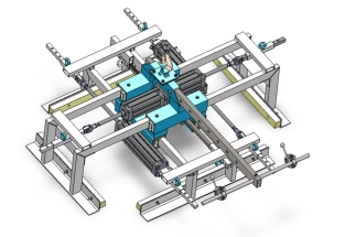 Buy custom palletizing robot arm with 3D drawings, 2D plans, and full technical documentation package