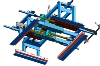 Order robotic palletizing arm system with 2D and 3D drawings and detailed technical documentation