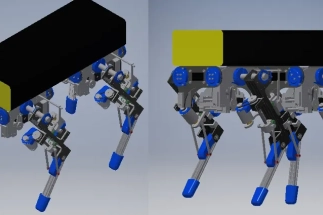 Innovative Quadruped Mechanism Design