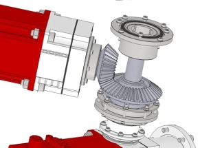 Robotic hand mechanical design with compact gear drive, 3D drawings, and engineering support