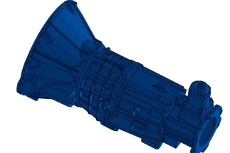A clear breakdown of the design cost for a project involving a custom automatic transmission gearbox.