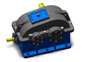 Custom gearbox design services including 3D drawings, 2D drawings, and design cost estimation.