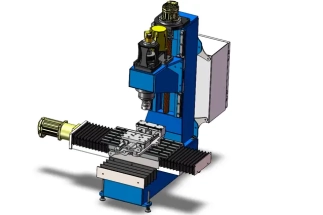 Our engineering design companies specialize in the custom design of gearbox for milling machine applications.