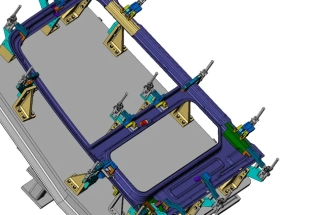 Photo of the fixture being used in a production setting.