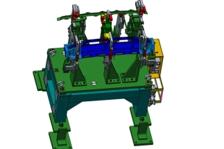 A visual overview of the step-by-step process involved in designing and building welding fixtures for structural automotive beams.