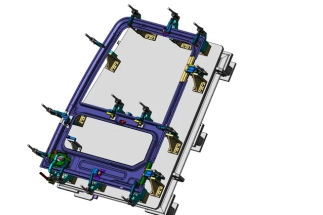 Example page from engineering design documentation package.