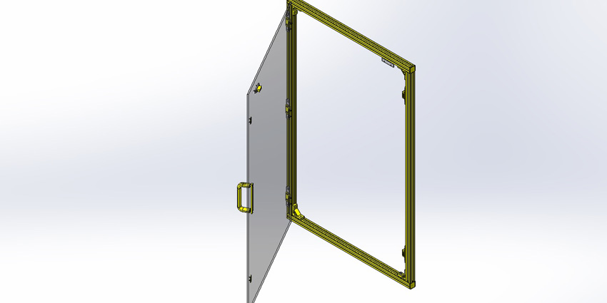 Door Opening Mechanism Design Services - 2D & 3D