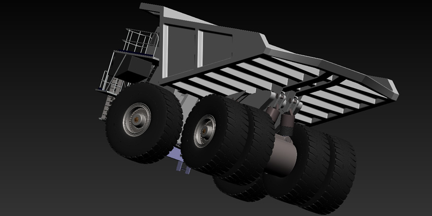Dump truck mechanism design