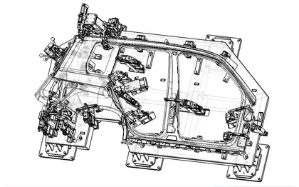 Robot weld fixture design