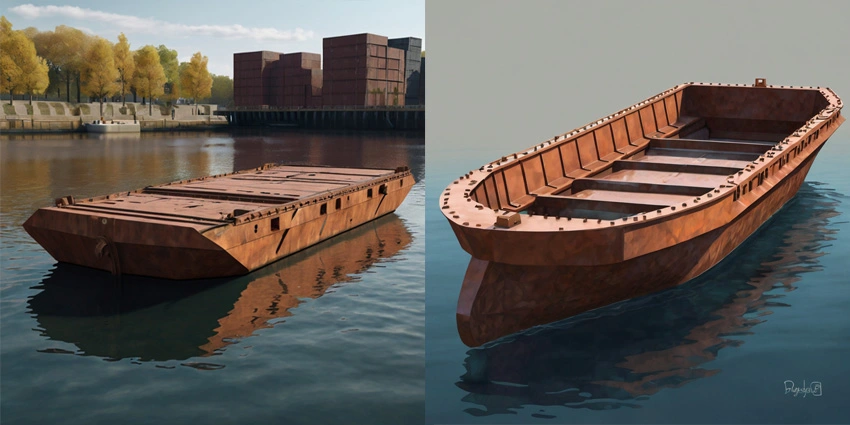 Comprehensive Mechanical Design Services for Barge Hull Design