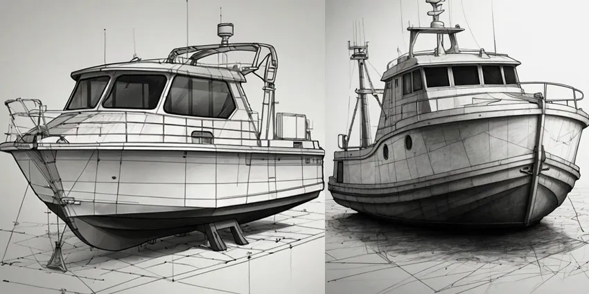 Comprehensive 2D & 3D Fishing Boat Hull Design Services