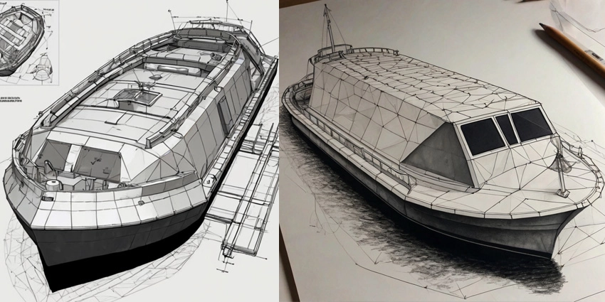 Narrowboat Hull Design Services: 2D, 3D Creation & Development