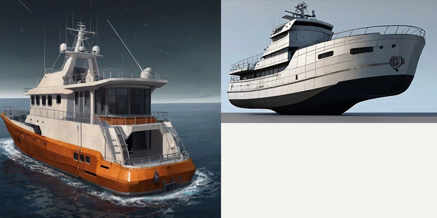 Comprehensive 2D & 3D Trawler Hull Design Services