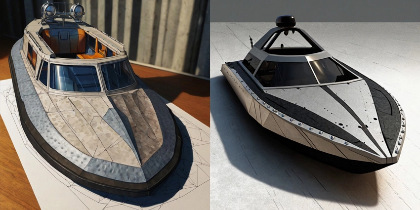 2D and 3D Waterjet Hull Design Service: Professional Creation and Calculation