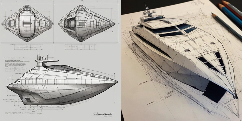 Professional Yacht Hull Design Services - 2D & 3D Creation