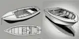 Flats boat hull design