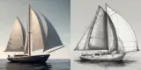 Hull design sailboat