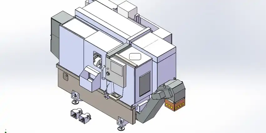 Lathe machine gear box design