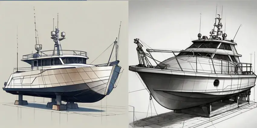 Comprehensive 2D & 3D Fishing Boat Hull Design Services